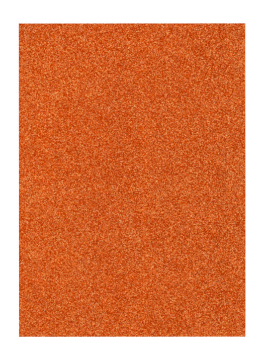 EVA FOAM GLITTER SHEET 50X70  DARK ORANGE