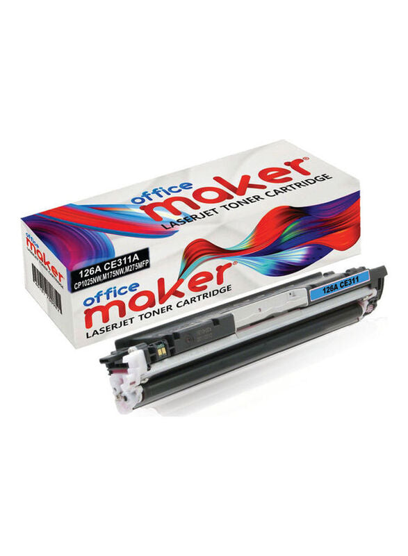 Office Maker Pro CP1025 1025NW Cyan Toner Cartridge