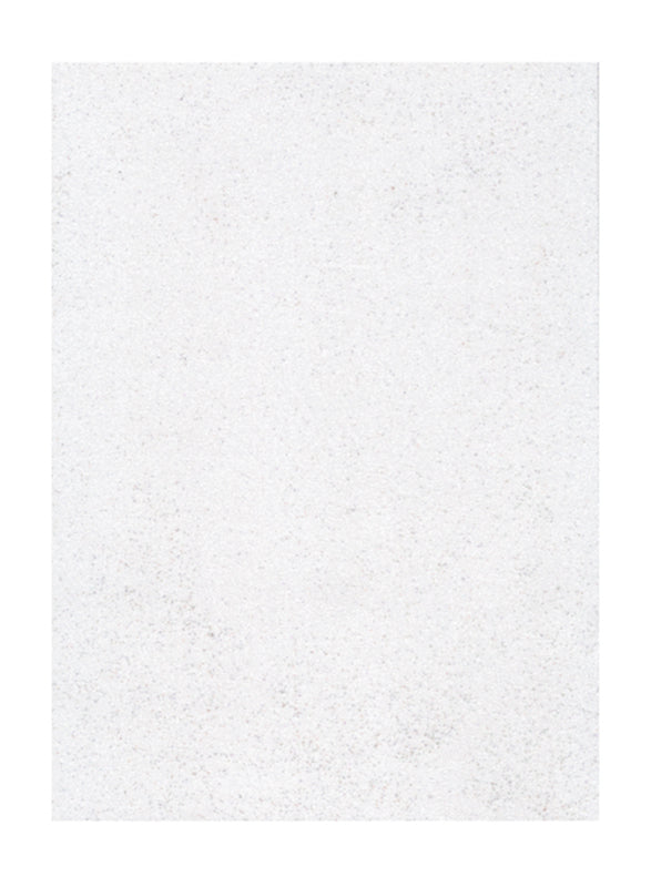 EVA FOAM GLITTER SHEET 50X70 WHITE