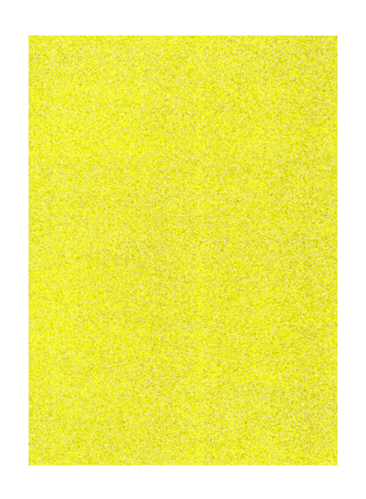 EVA FOAM GLITTER SHEET 50X70  YELLOW