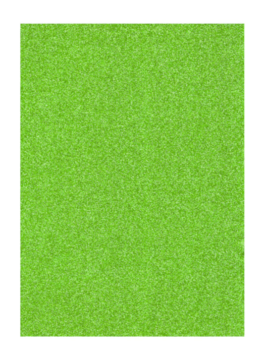 EVA FOAM GLITTER SHEET 50X70 GREEN