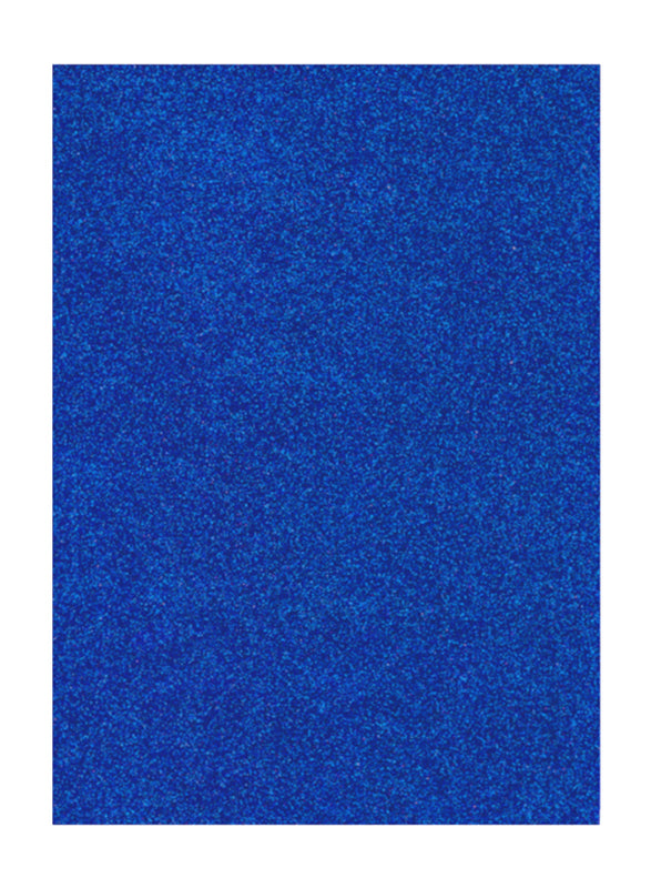 EVA FOAM GLITTER SHEET 50X70 BLUE