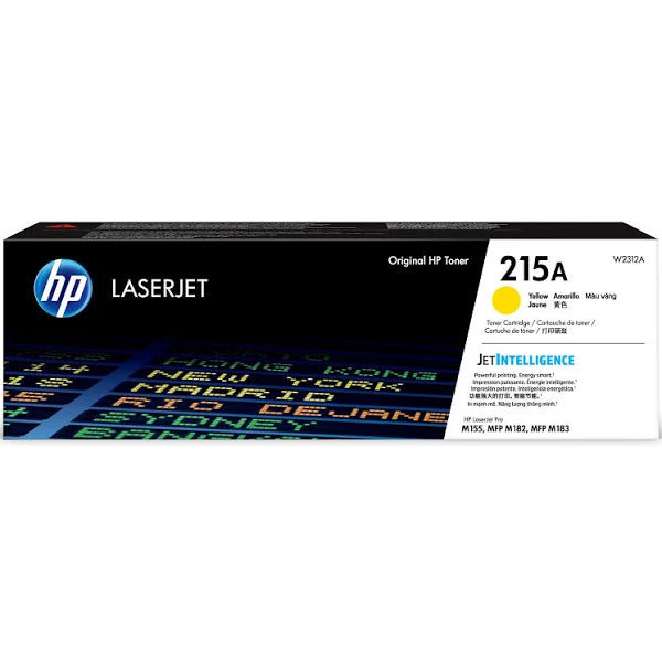 خرطوشة مسحوق الحبر HP 215A LaserJet الأصلية باللون الأصفر